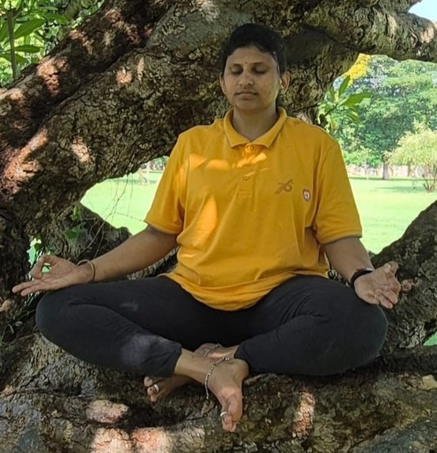 Morning yoga session supporting women health and mental wellness